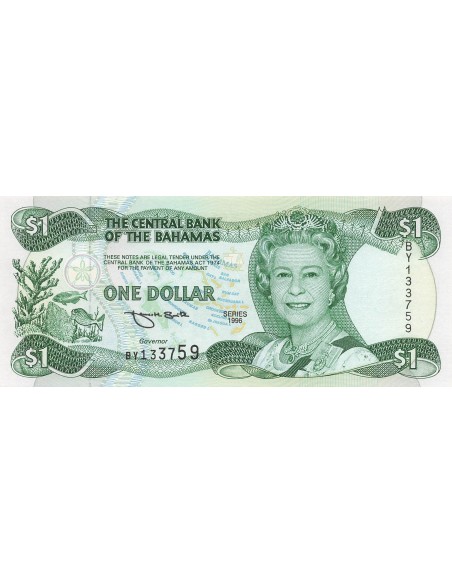 Bahamas 1 dollar 1996