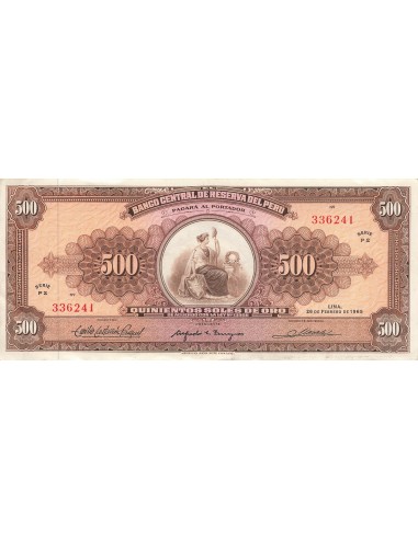 Pérou 500 soles 1965