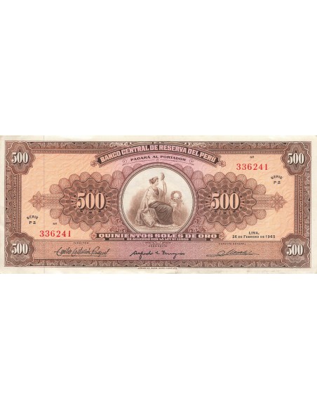 Pérou 500 soles 1965