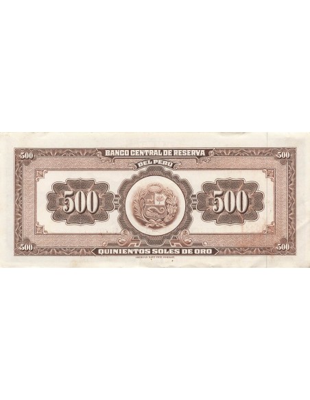 Pérou 500 soles 1965