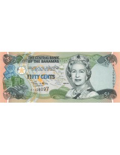 Bahamas 50 cents 2001