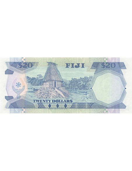 Fidji 20 dollars 1992
