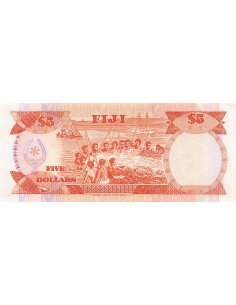 Fidji 5 dollars 1992 2