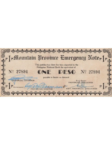 Philippines 1 peso 1942