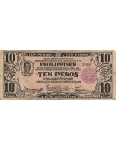 Philippines 10 pesos 1942