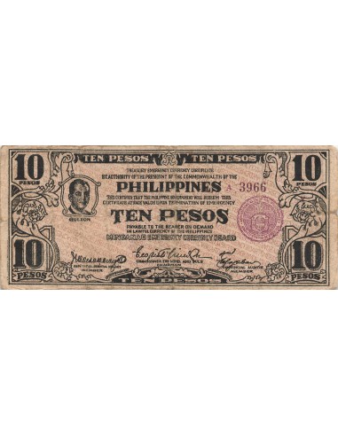 Philippines 10 pesos 1942