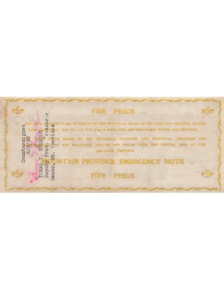 Philippines 5 pesos 1942