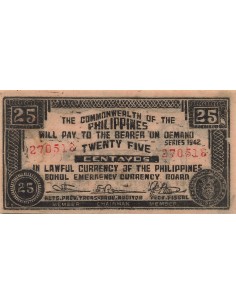 Philippines 25 centavos 1942