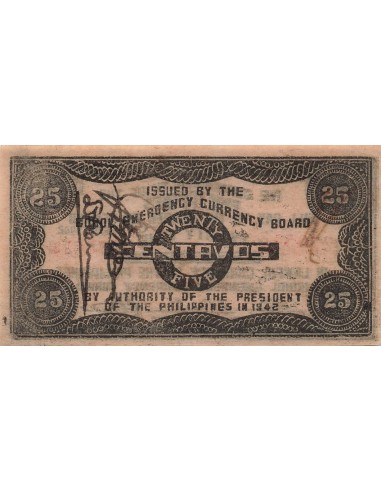 Philippines 25 centavos 1942
