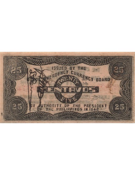 Philippines 25 centavos 1942