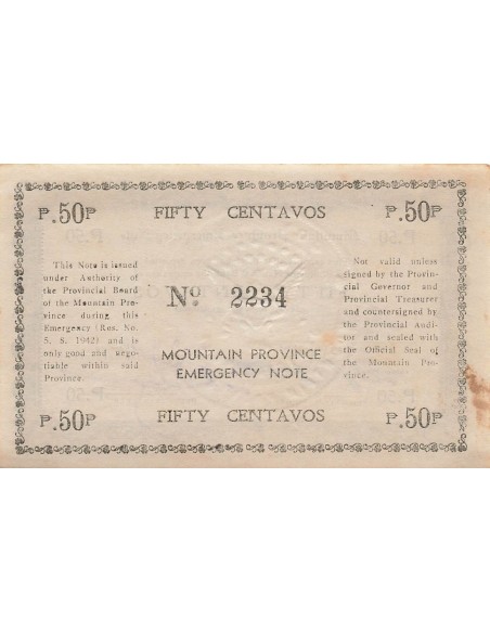 Philippines 50 centavos 1942