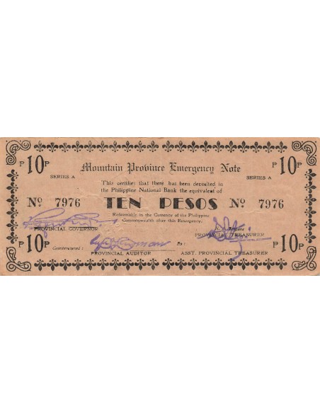 Philippines 10 pesos 1942