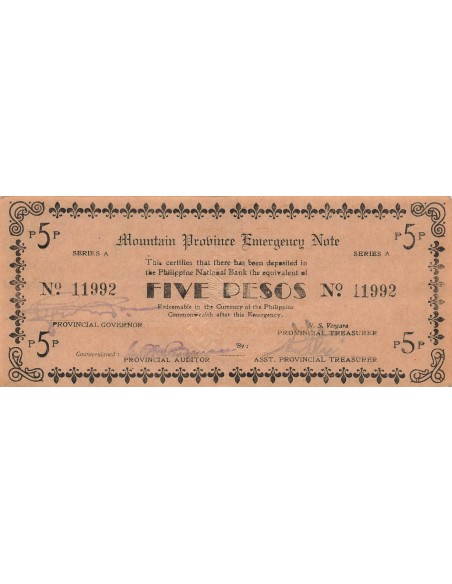 Philippines 5 pesos 1942