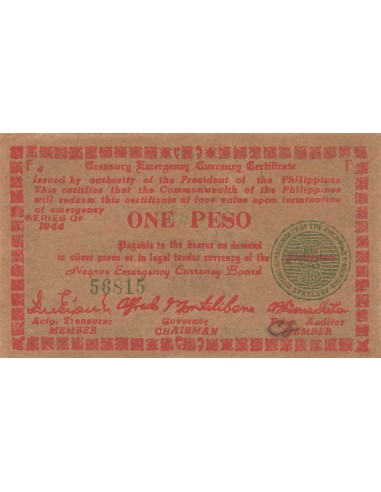 Philippines 1 peso 1944
