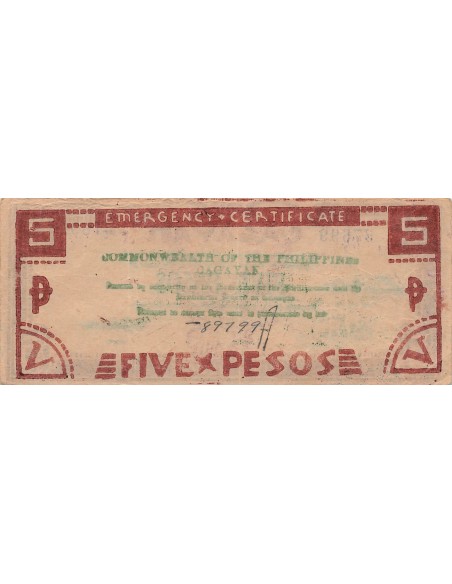 Philippines 5 pesos 1942