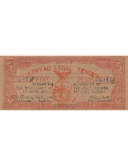 Philippines 5 pesos 1942