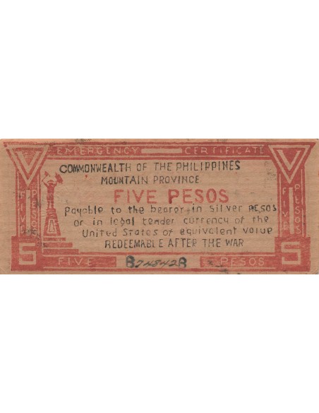 Philippines 5 pesos 1942