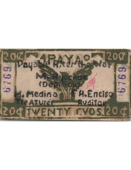 Philippines 20 centavos 1942