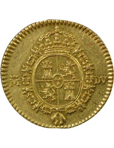 Espagne Charles III d'Espagne 3e Type 1/2 escudo Or 1786 AI Madrid