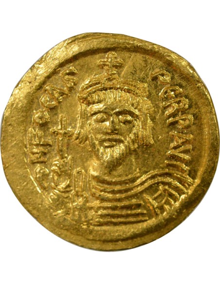 Empire Byzantin Phocas Classe IIIa 1 solidus Or 603-607 Constantinople