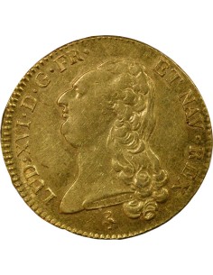 Louis XVI Tête nue 1 double louis d'or Or 1786 A - Paris 2