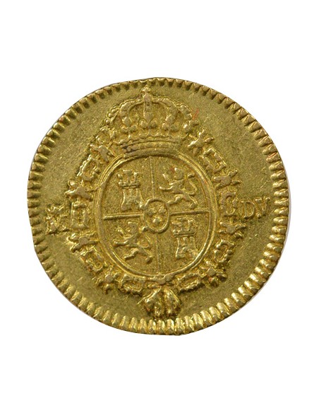 Espagne Charles III d'Espagne 3e Type 1/2 escudo Or 1786 AI Madrid