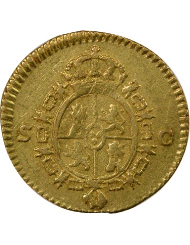 Espagne Charles III d'Espagne 3e Type 1/2 escudo Or 1788 AI Madrid