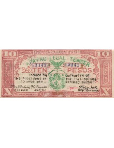 Philippines 10 pesos 1942
