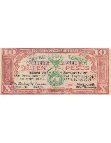 Philippines 10 pesos 1942