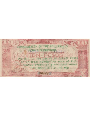 Philippines 10 pesos 1942