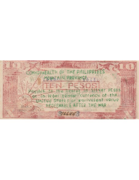 Philippines 10 pesos 1942