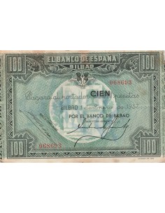 Espagne 100 pesetas 1937