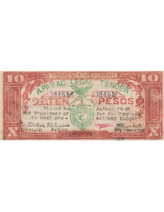 Philippines 10 pesos 1942