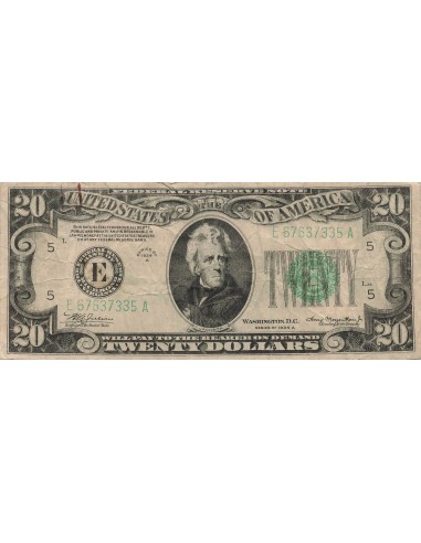 Etats Unis d'Amérique 20 dollars 1934