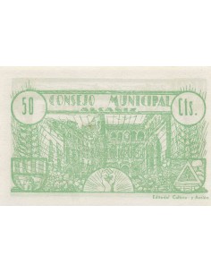 Espagne 50 centimos 1937 2