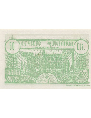 Espagne 50 centimos 1937