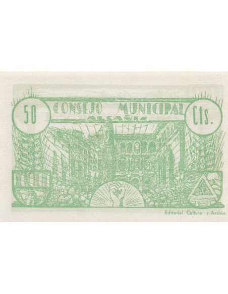 Espagne 50 centimos 1937