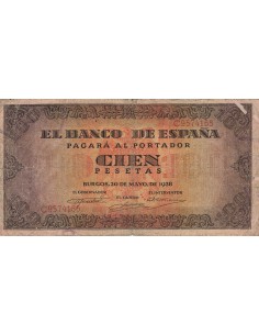 Espagne 100 pesetas 1938