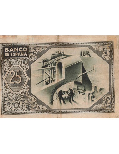 Espagne 25 pesetas 1937