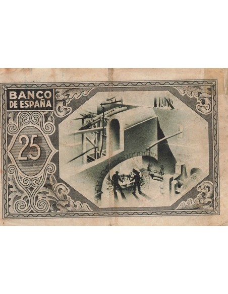 Espagne 25 pesetas 1937