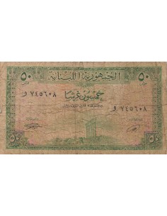 Liban 50 piastres 1950