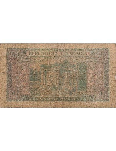 Liban 50 piastres 1950