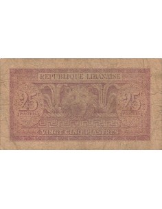 Liban 25 piastres 1950 2