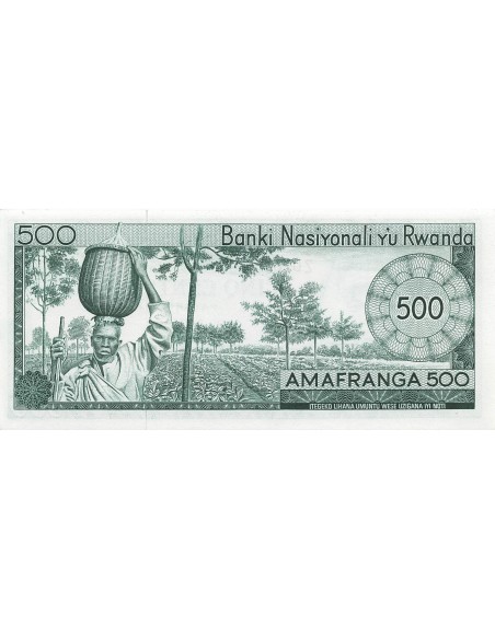 Rwanda 500 francs 1974