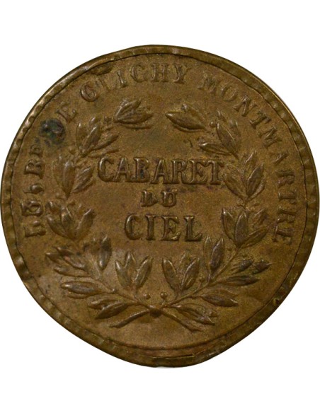 Monnaie de Singe 1 jeton Laiton-Carton XXe Siècle