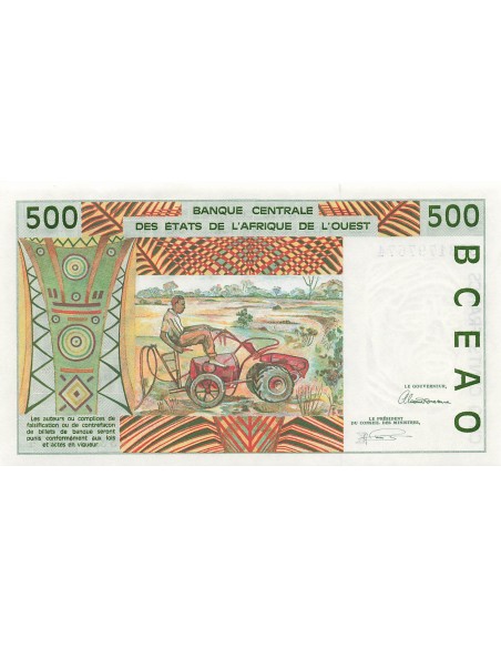 BCEAO 500 francs 1993