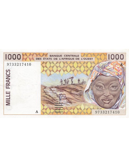 BCEAO 1000 francs 1996