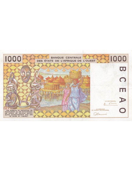 BCEAO 1000 francs 1996