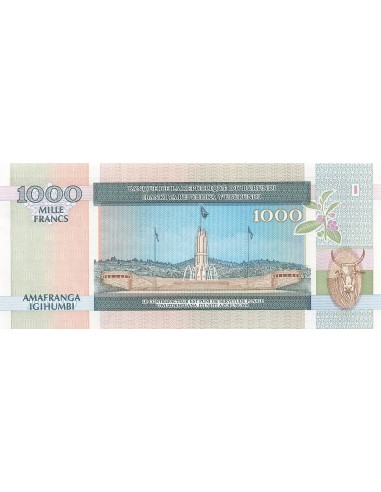 Burundi 1000 francs 2000