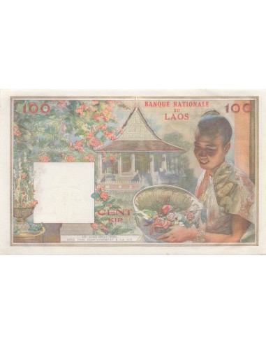 Laos 100 kip 1957
